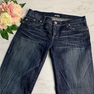 Rock & Republic Blue Dark Wash Boot Cut Jeans Sze 28